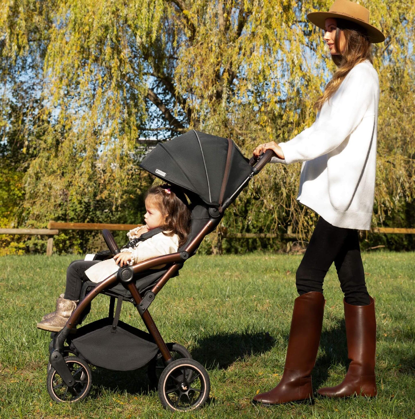 Influencer-XL-Stroller-olive-green