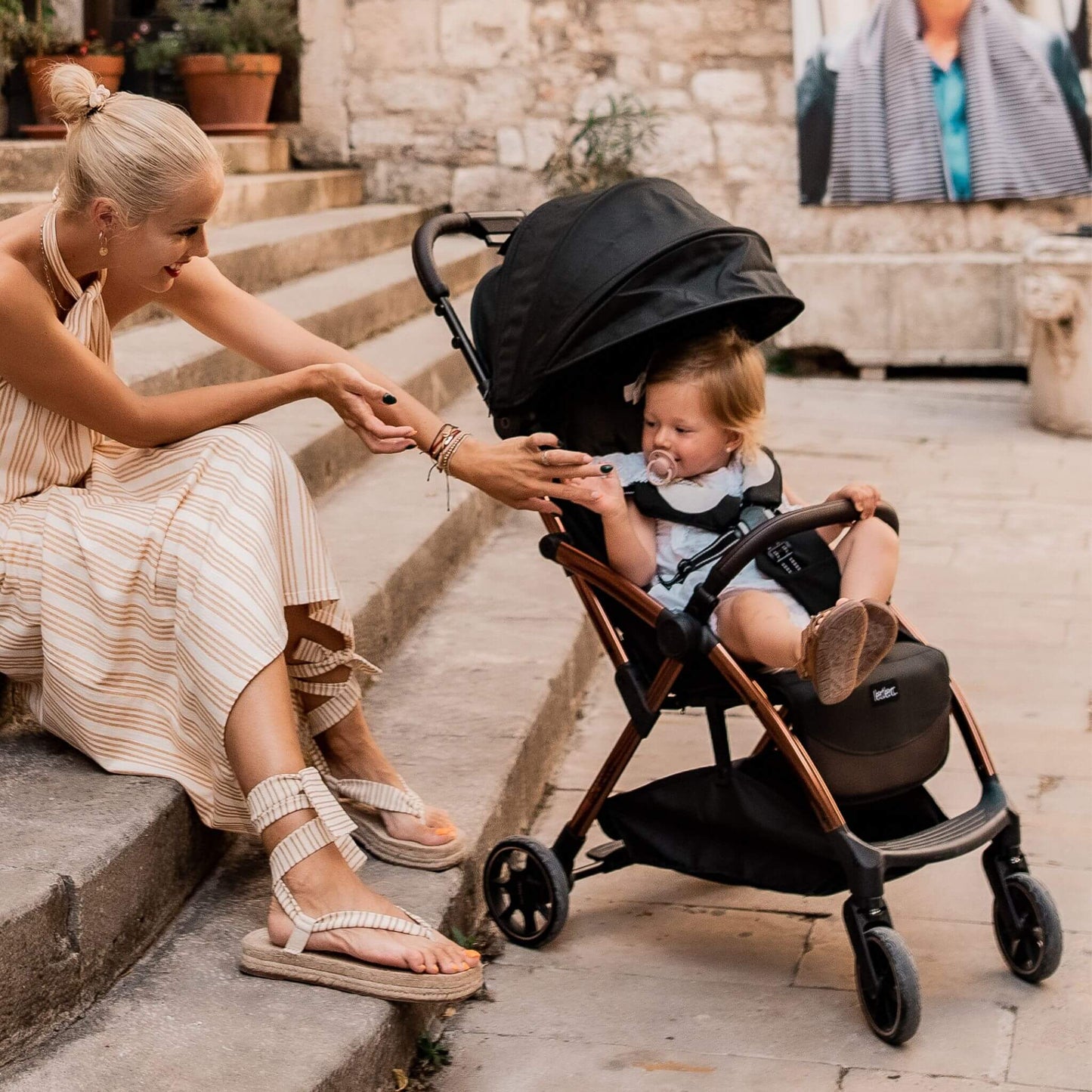 Leclerc-baby-double-pram