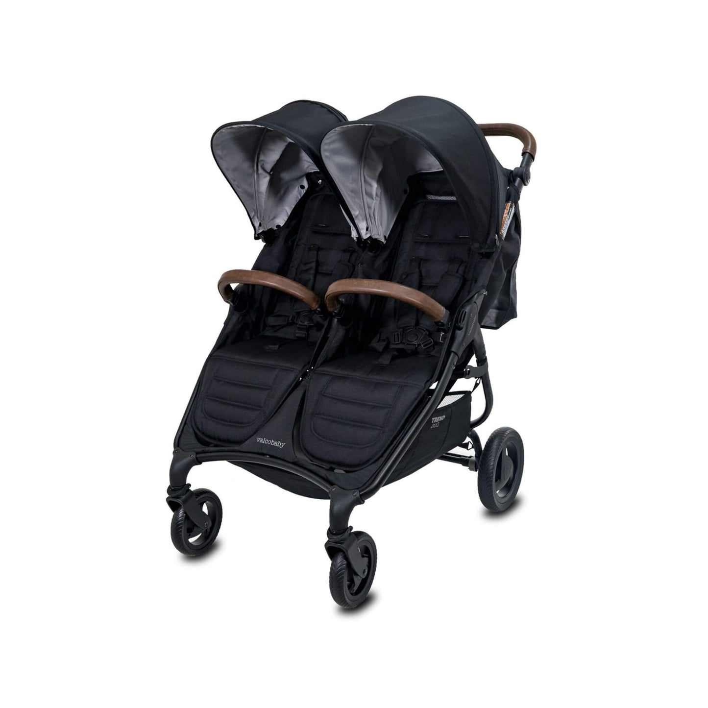 ValcoBabyTrendDuo_AshBlack_AngledFrontView