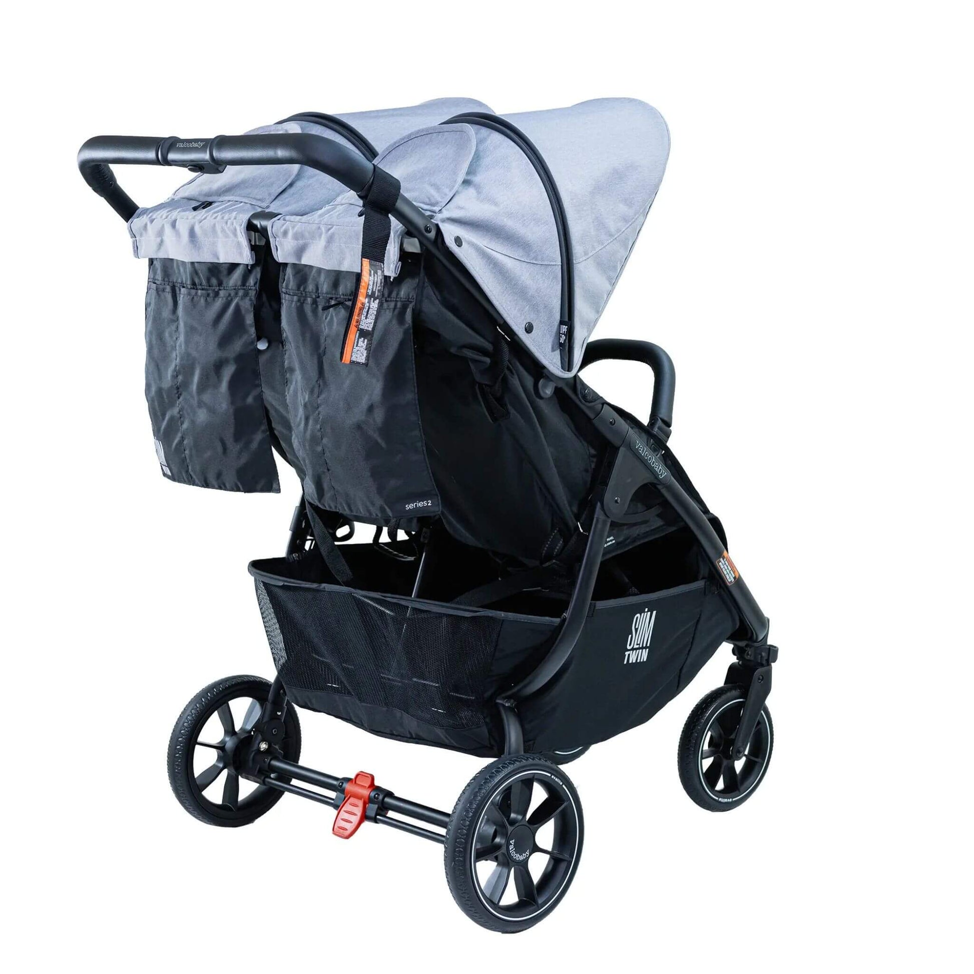 Valco-Baby-Slim-Twin-Steel-Grey-Back