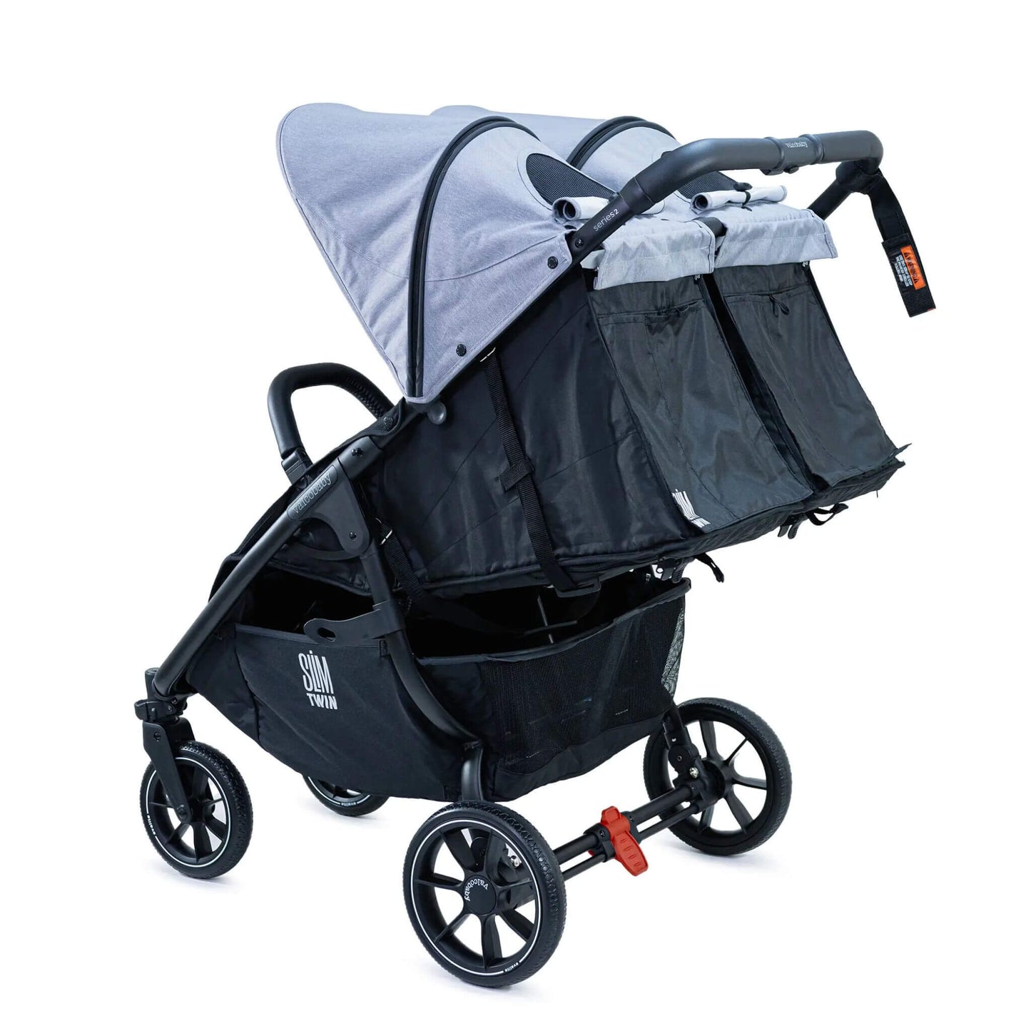 Valco-Baby-Slim-Twin-Steel-Grey-Peekaboo