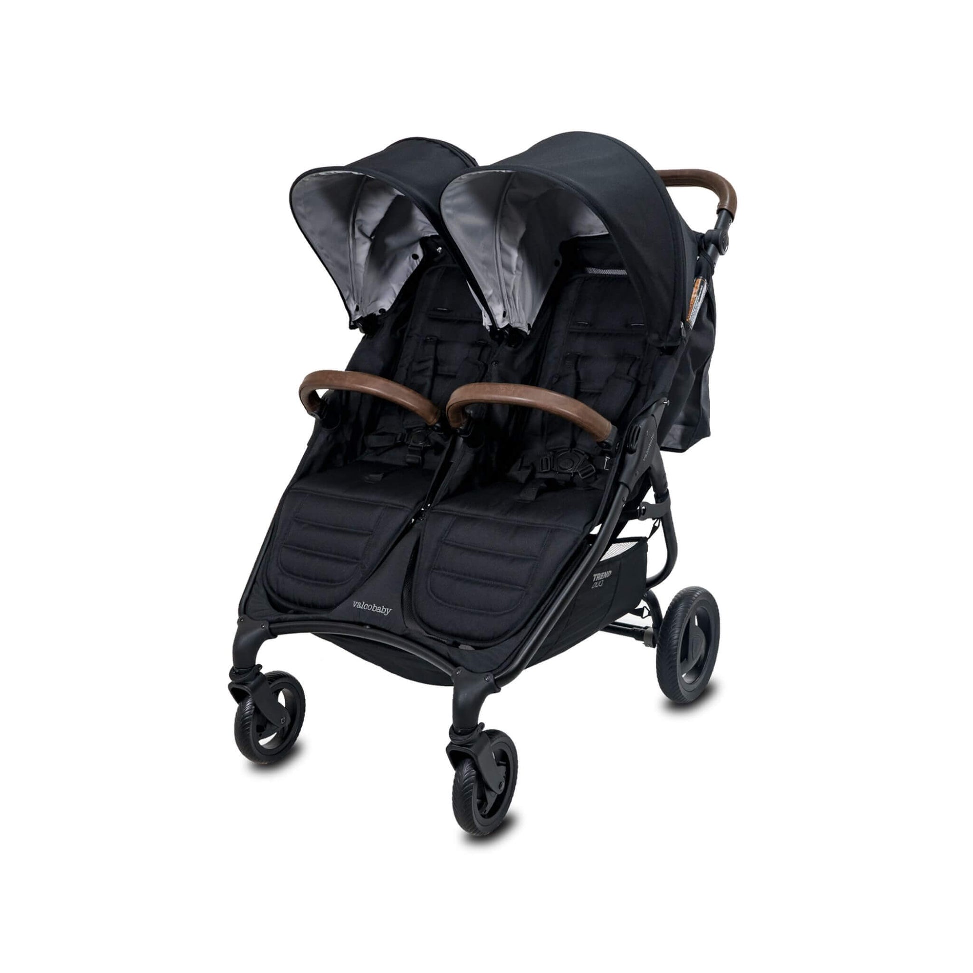 ValcoBabyTrendDuo_AshBlack_AngledFrontView